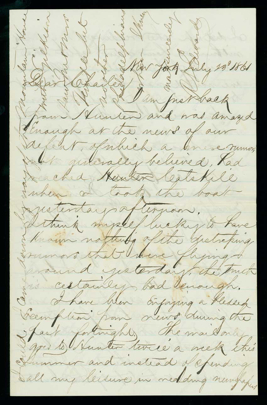 Letter, Robert Sedgwick Edwards, New York, New York, to Charley