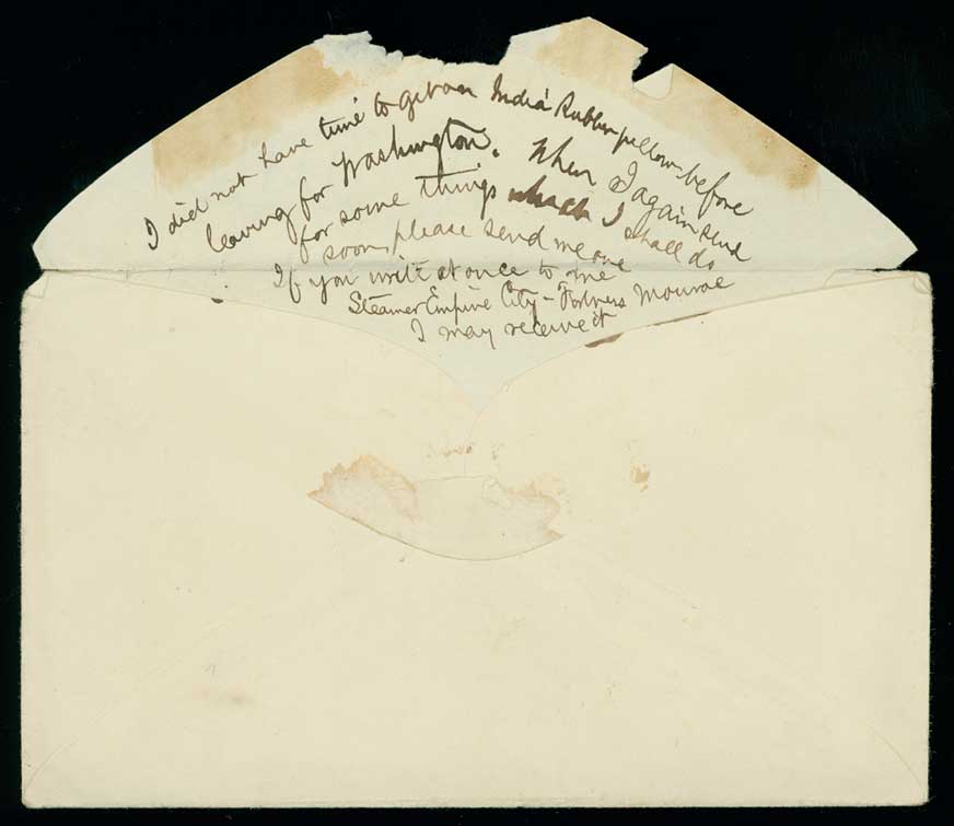 Letter, Robert Sedgwick Edwards, Aboard steamer Empire City, to Anna Louise Edwards